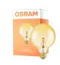 Osram Vintage 1906 LED E27 Globe filament guld 125mm 7W 650lm - 824 ekstra varm hvid | erstatter 40W